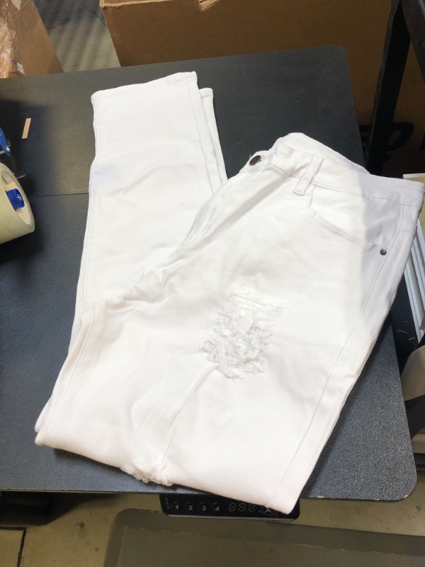 Photo 1 of white jeans size 38