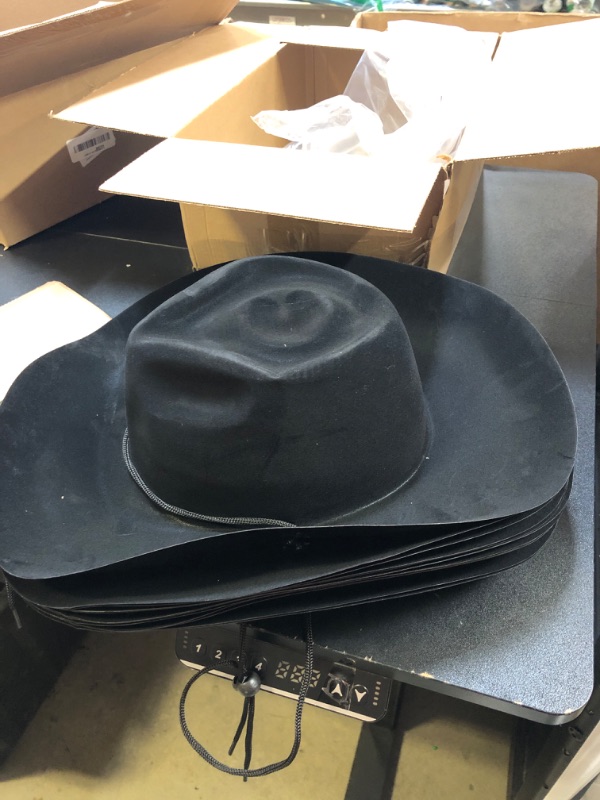 Photo 1 of 12 pack plastic cowgirl hats