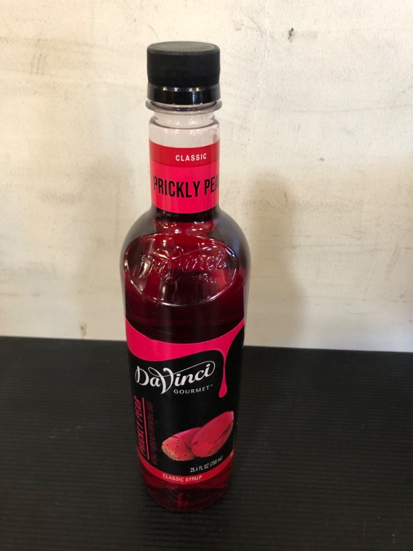 Photo 2 of exp date 10/2024---DaVinci Gourmet Prickly Pear Syrup, 25.4 fl oz (Pack of 1) PRICKLY PEAR 25.40 Fl Oz (Pack of 1)