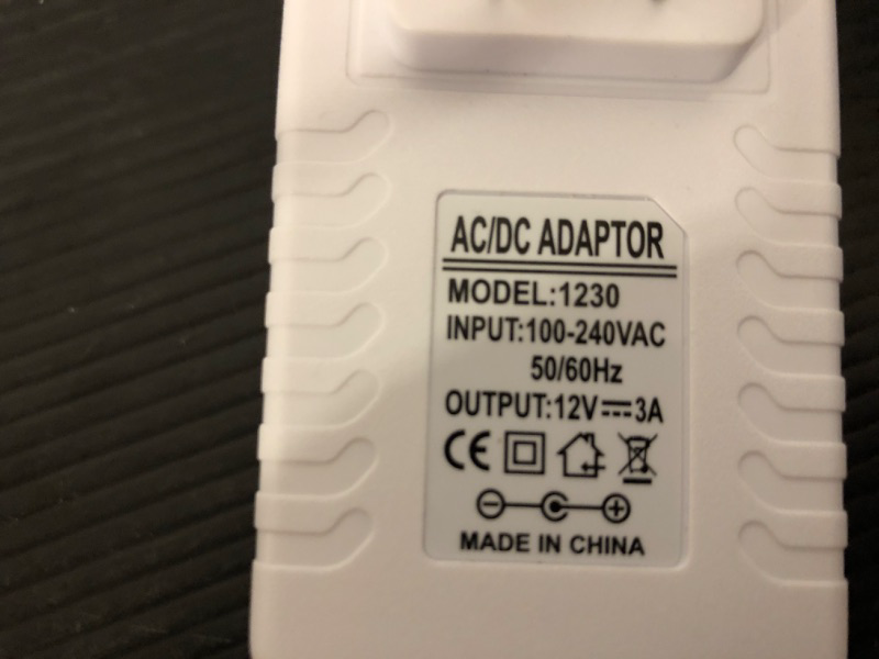 Photo 3 of  AC/DC ADAPTOR MODEL:1230 INPUT:100-240VAC
