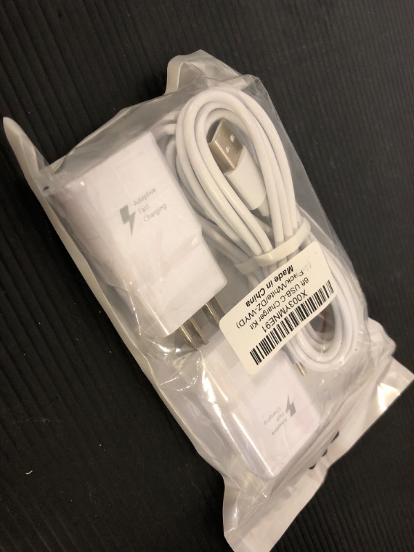 Photo 2 of Samsung Charger Fast Charging Cord 6ft with USB Wall Charger Block for Samsung Galaxy S10/S10e/S10 Plus/S9/S9 Plus/S8/S8 Plus/Note 20/Note 10/Note 9/Note 8/S20 S21 S22 S23 Ultra/A52/A53/A54 [2-Pack]