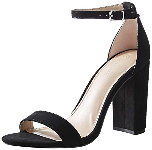 Photo 1 of 8.5---The Drop Women's Rebecca Strappy High Block-Heel Sandal Heeled 8.5 Black