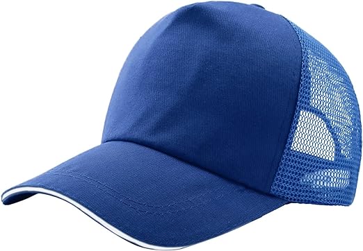 Photo 1 of 2pcs---Mens and Womens Solid Color Baseball Cap Unise Mesh Breathable Hat Cotton Adjustable Caps Dad Hat
