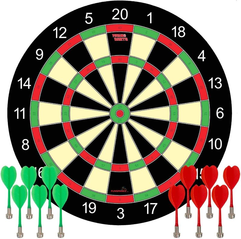 Photo 1 of Magnetic Dart Board Game – 12pcs Kids Magnetic Darts Boys Toys Gifts Indoor Outdoor Games for Family and Friends – Safe Dart Game Set for All Ages 5 6 7 8 9 10 11 12 Year Old Kids and Adults
