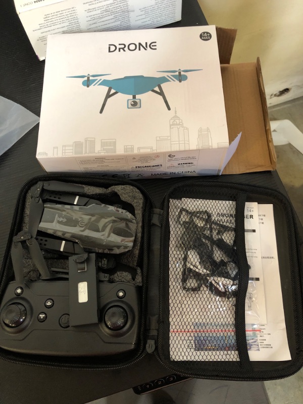 Photo 2 of Drone with 1080P Dual HD Camera - 2024 Upgradded RC Quadcopter for Adults and Kids, WiFi FPV RC Drone for Beginners Live Video HD Wide Angle RC Aircraft, Trajectory Flight, Auto Hover, 2 Batteries ,Carrying Case. https://a.co/d/hbe5rhJ