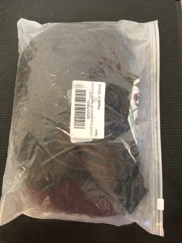 Photo 2 of GOWIT Short Headband Wig 10 Inch Bob Headband Wigs for Black Women Glueless Half Wigs Heat Resistant Synthetic Headband Wig for Cosplay Party Daily Use(10",HL6/30/27) https://a.co/d/b7rPoiN