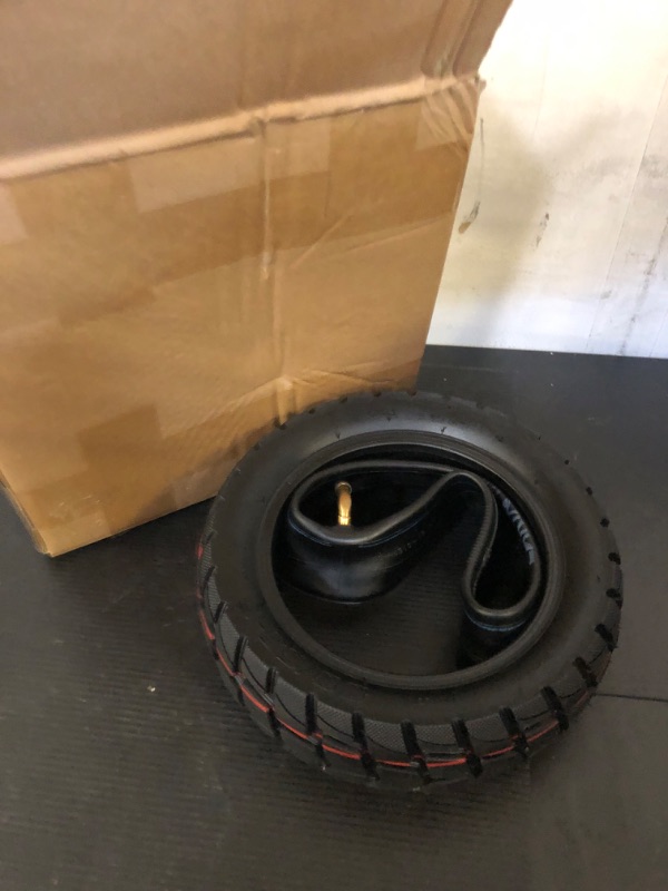 Photo 2 of 10 inch scooter tires,Replacement Thickened Pneumatic Tyres Off Road City Road Inflatable Tyre for Electric Scooter 255x80 10x3.0 80/65-6 scooter inner tubes G-off road