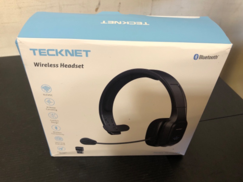 Photo 1 of TECKNET Bluetooth Wireless Headset

