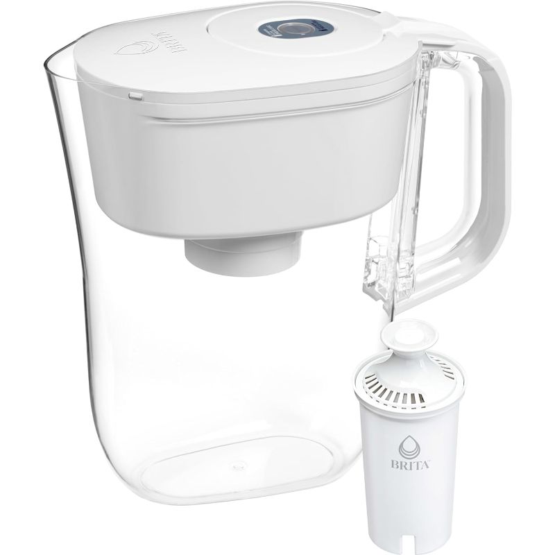 Photo 1 of Brita 6 Cup Water Filter Pitcher for Tap and Drinking Water - White
