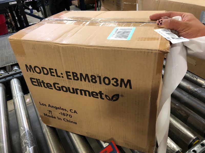 Photo 1 of Elite Gourmet EBM8103M Programmable Bread Maker Machine 3 Loaf Sizes, 19 Menu Functions Gluten Free White Wheat Rye French and more, 2 Lbs, Mint