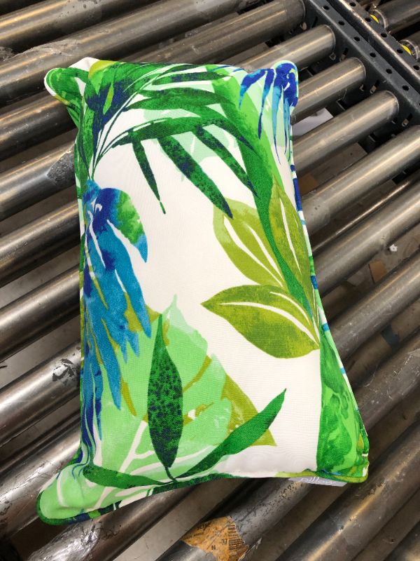 Photo 2 of  Tropic Floral Indoor/Outdoor Accent Throw Pillow