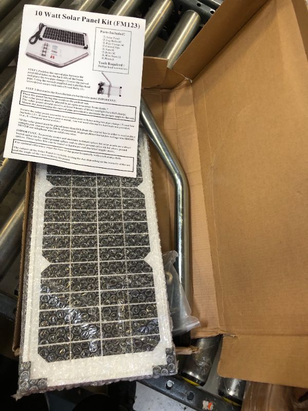 Photo 1 of 10 WATT SOLAR PANEL KIT