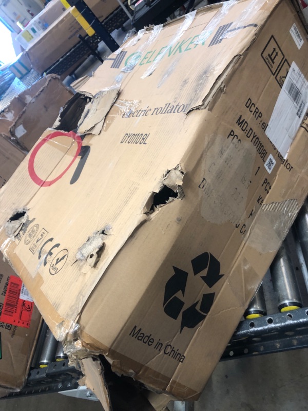 Photo 1 of ELENKER Electric Wheelchair, Lightweight Foldable Power Wheelchairs Motorized Wheel Chair for Adults Seniors Indoor Outdoor Home Travel, Airline Approved, Weight with Battery 41 LBS(FSA Eligible)