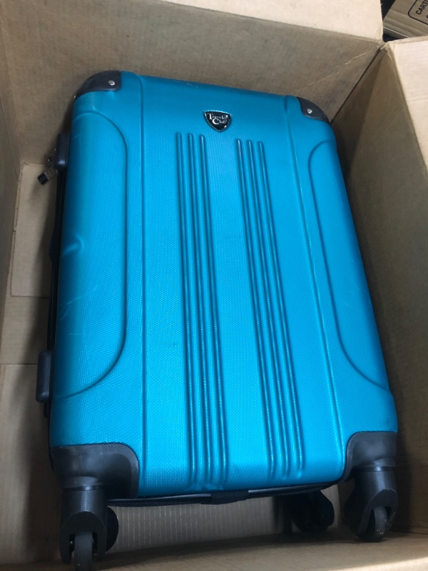 Photo 1 of  hardshell carry on suitcase - teal 