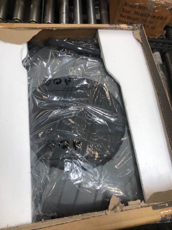 Photo 1 of Retractable Garden Hose Reel 5/8 in x 100 ft Upgraded UV Resistant Heavy Duty Automatic Hose Reel Wall Mount 3/4 in Brass Fitting 9 Pattern Nozzle Any Length Lock Slow Retraction 180° Swivel 5/8" 100FT Light Gray