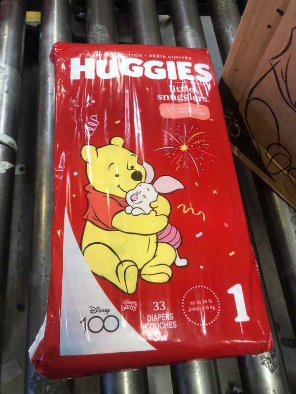Photo 1 of Baby Diapers Size 1, 30 Ct, Huggies Little Snugglers