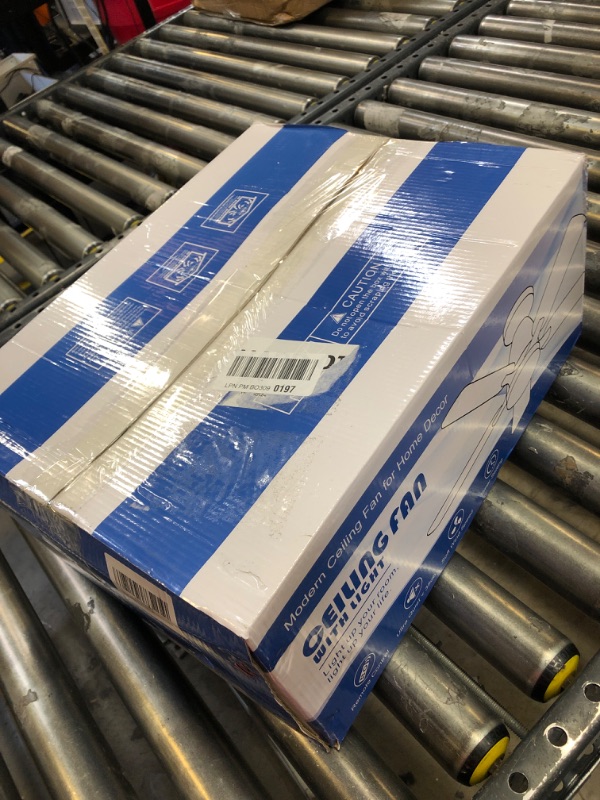 Photo 1 of Ceiling Fans With Lights and Remote/APP Control,46" Flush Mount Ceiling Fan Dimmable DC Motor?Low Profile Ceiling Fan for Bedroom,Living Room,Brushed Nickel Nickel-46in