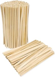 Photo 1 of 
Roll over image to zoom in







5.5inch Wooden Coffee Stirrers, 500 Count Disposable Stir Sticks for Coffee & Cocktails, Wooden Beverage Mixer with Smooth Ends, Swizzle Drink Sticks