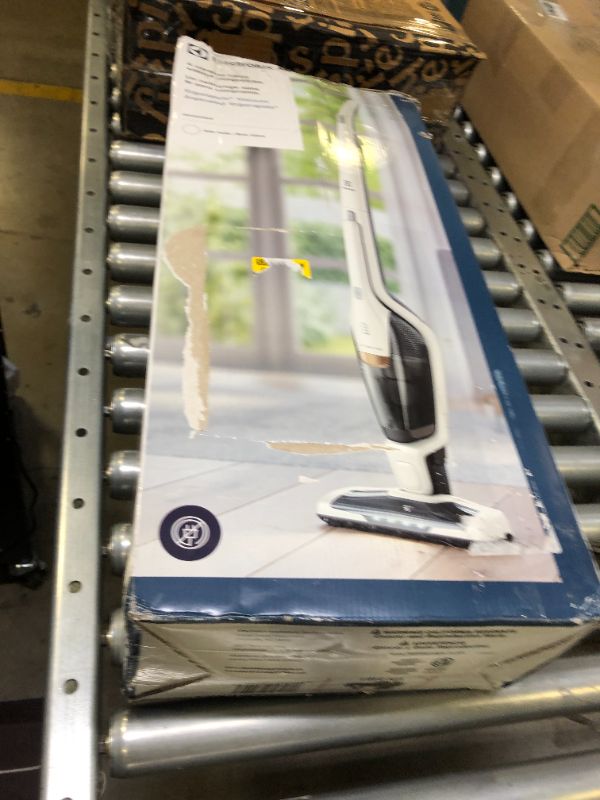 Photo 3 of Electrolux Ergorapido Stick Cleaner Lightweight Cordless Vacuum with LED Nozzle Lights and Turbo Battery Power, for Carpets and Hard Floors, in, Satin White Standard