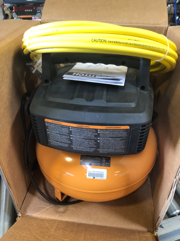 Photo 1 of BOSTITCH BTFP02012-WPK 6-Gallon 150 PSI Oil-Free Compressor  