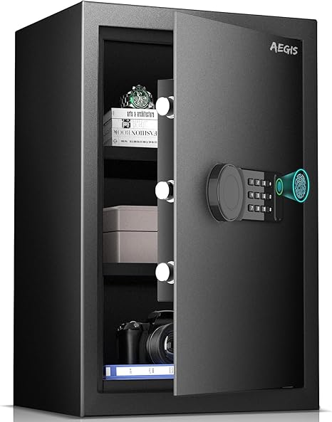 Photo 1 of AEGIS Biometric Gun Safe with Silent Mode, 3.7 Cubic Feet Large Quick Access Security Safe with Fingerprint Scanner Money Safe Lock Box for Home Office Hotel
Visit the AEGIS Store