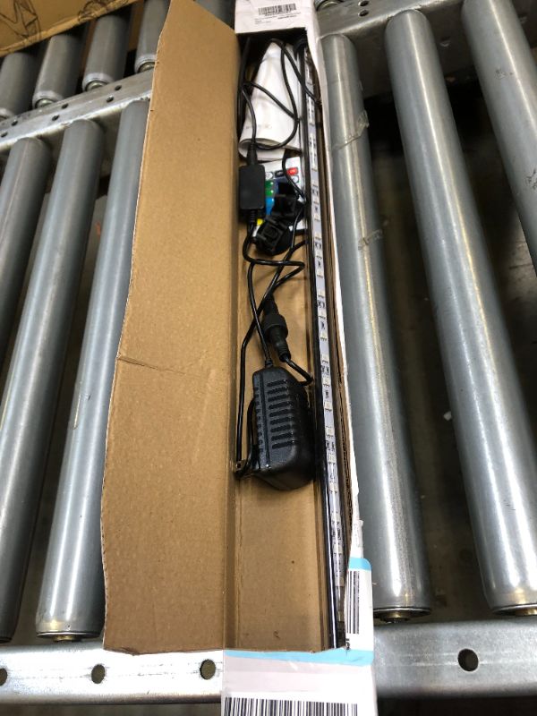 Photo 1 of MQ 23 in Submersible LED Aquarium Light, 9W Color Changing Fish Tank Light with Remote Control, IP68 Crystal Glass 30 LEDs Lights Bar, for Fish Tank 30-37 inch 30LED-Length 23"