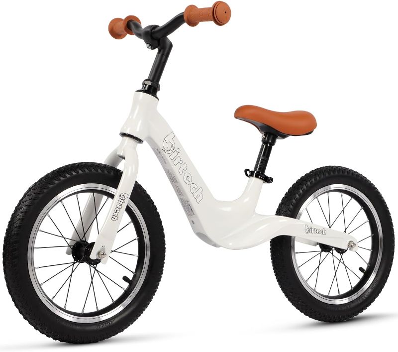 Photo 1 of 14" Kids Balance Bike for 3,4,5,6 Year Old Boys and Girls, Air Tires with Magnesium Alloy Frame, Lightweight No Pedal Toddler Training Bicycle