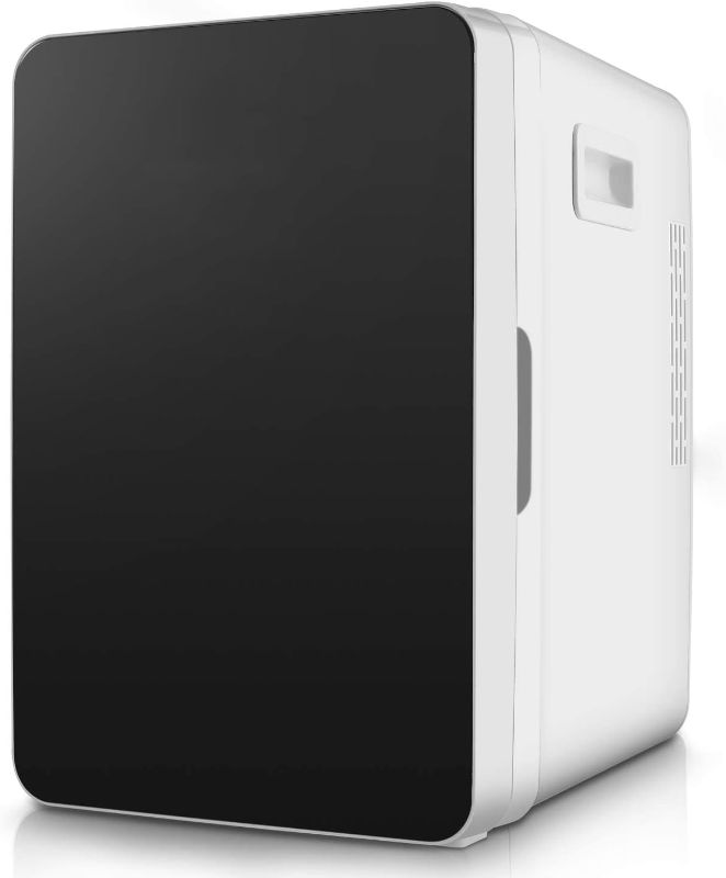 Photo 1 of 20L Mini Fridge, Mini Freezer, Large Capacity Compact Cooler and Warmer with Digital Thermostat Display and Control Temperature, Single Door Mini Fridge Freezer for Cars, Road Trips, Homes, Offices
