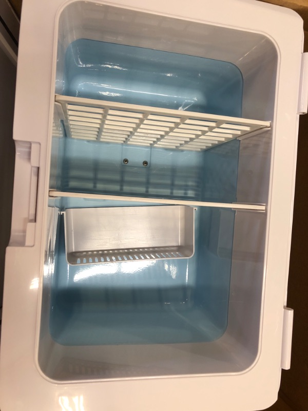 Photo 1 of 20L Mini Fridge, Mini Freezer, Large Capacity Compact Cooler and Warmer with Digital Thermostat Display and Control Temperature, Single Door Mini Fridge Freezer for Cars, Road Trips, Homes, Offices
