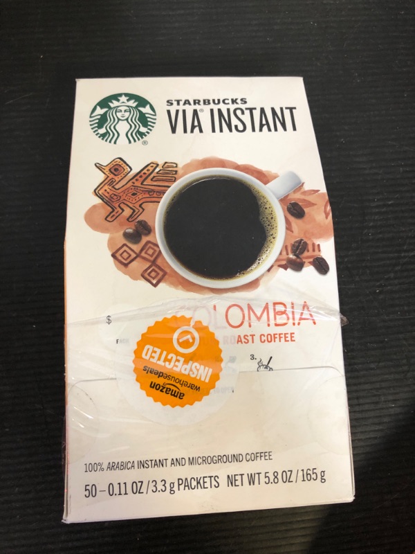 Photo 1 of exp date 06/2024--Starbucks Via Ready Brew Colombia Coffee Instant - 50 / Box