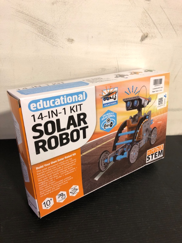 Photo 2 of 14-in-1 Solar Robot Kit for Kids, Stem Projects for Kids Age 8-12, Educational STEM Science Toy, DIY Solar Power Building Kit, Robotic Set Toys Gift for Boys Girls 8 9 10 11 12 Years Old