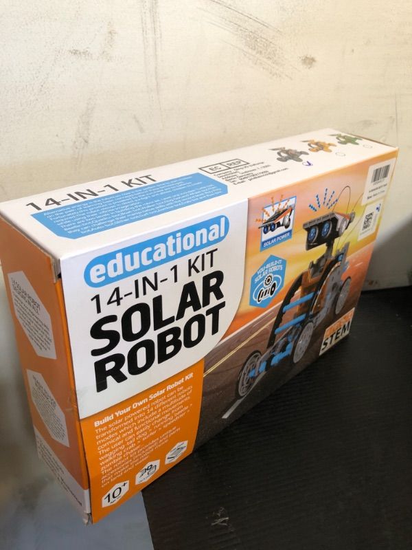 Photo 2 of 14-in-1 Solar Robot Kit for Kids, Stem Projects for Kids Age 8-12, Educational STEM Science Toy, DIY Solar Power Building Kit, Robotic Set Toys Gift for Boys Girls 8 9 10 11 12 Years Old