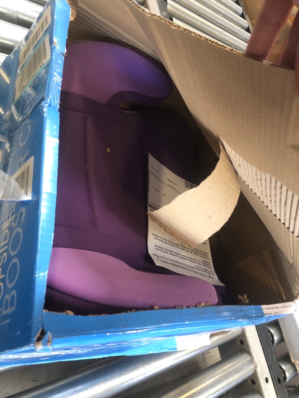 Photo 1 of Cosco Topside Booster Car Seat - Easy to Move, Lightweight Design (Grape), 1 Count (Pack of 1)
