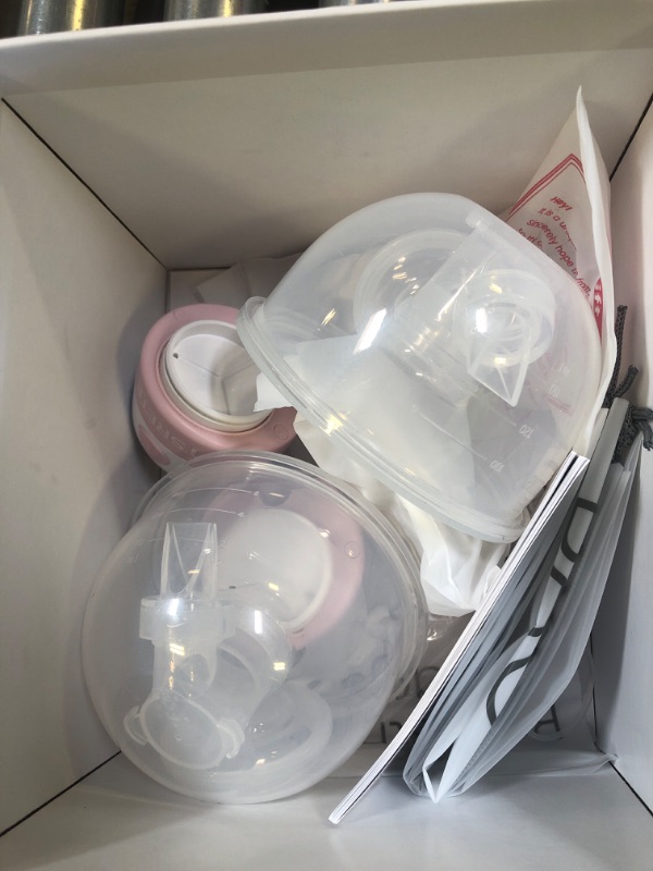 Photo 2 of ?TSRETE S12 Breast Pump, Double Wearable Breast Pump Electric Hands-Free Pink?
