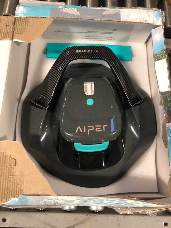 Photo 2 of 2024 Upgrade AIPER Seagull SE Pool Vacuum, Perfect for above-Ground Pools up to 860 sq.ft, Cordless Robotic Pool Cleaner, Self-Parking Technology