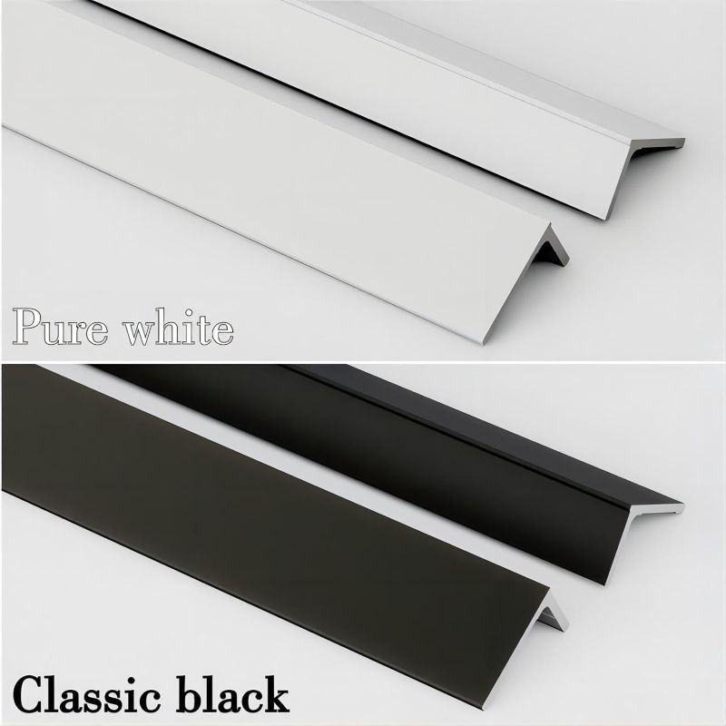 Photo 1 of 100% Blackout PVC Light Blocking Tracks for windows blinds, Block Sunlight Along Two Sides of Blackout Shades Blinds?Easy to Install?Light Blocking Strips for Bedroom (Black?57.5"(2PCS))