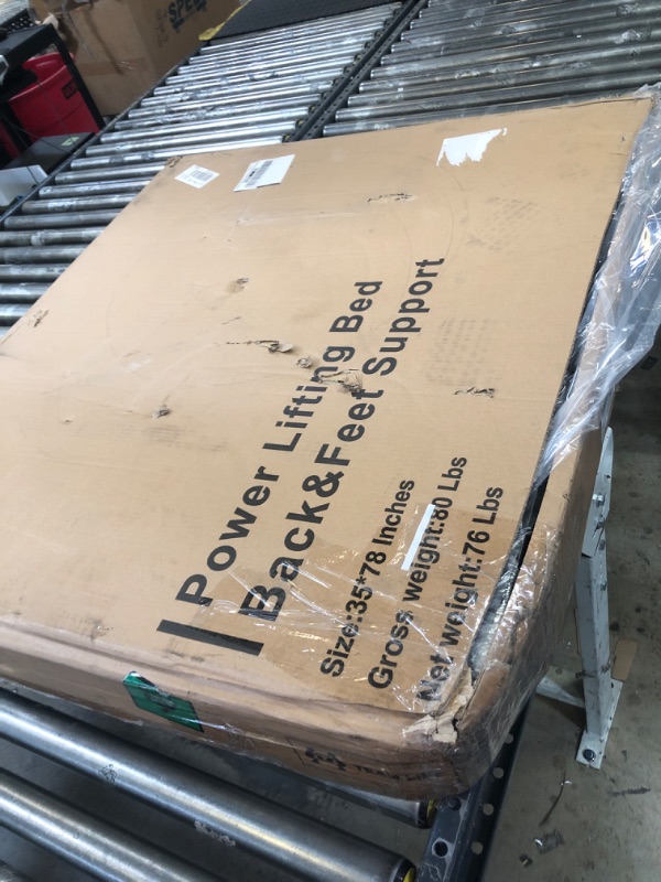 Photo 1 of Twin XL Power Adjustable Bed Base Frame No Legs for Storage Platform Rv Bed,Wired Remote,Zero Clearance,Super Easy Assembly No Tools Needed