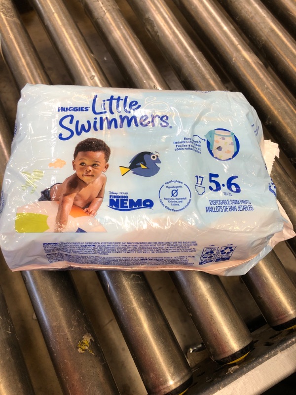 Photo 2 of Huggies Little Swimmers Baby Swim Disposable Diapers Size 5-6 - L - 17ct