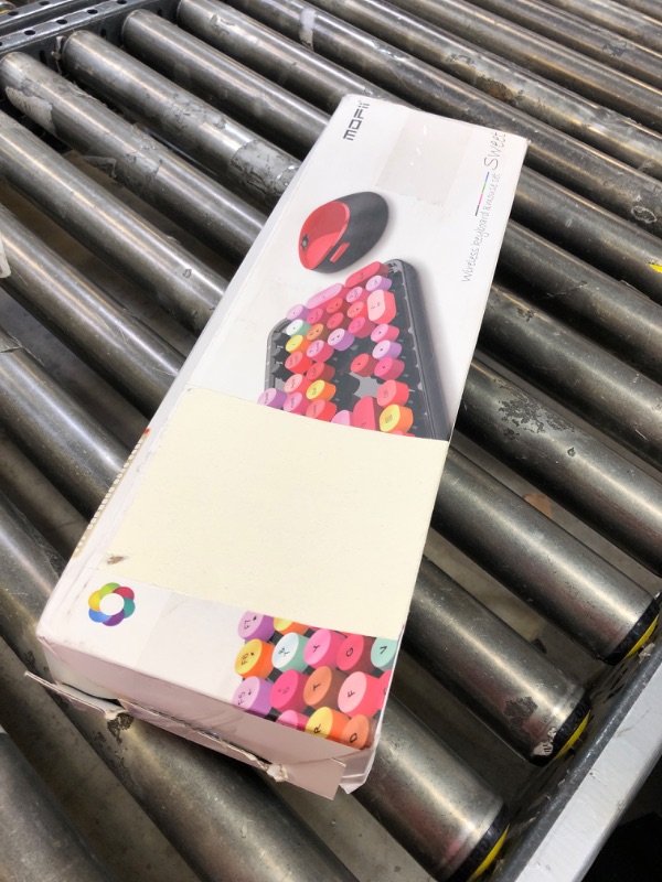 Photo 1 of Wireless Keyboard and Mouse Combo, Ergonomic Full Size Typewriter Retro Round Keycaps Keyboard, Compatible with Windows, PC, Perfer for Home and Office Keyboards