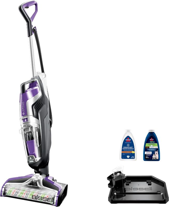 Photo 1 of BISSELL Crosswave Pet Pro All in One Wet Dry Vacuum Cleaner and Mop for Hard Floors and Area Rugs, Purple, 2306A