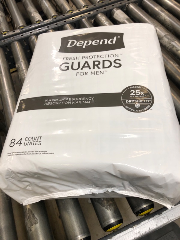 Photo 1 of  MENS DEPEND GUARD DIAPERS - 84 CT 