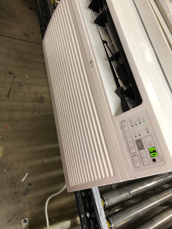 Photo 1 of LG 8,000 Smart Window Air Conditioner, 115V, 350 Sq. Ft, Smartphone and Voice Control works ThinQ, Amazon Alexa and Hey Google, 3 Cool & Fan Speeds, White, 8000 BTU