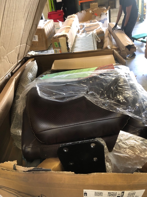 Photo 1 of La-Z Boy Air Bonded Leather Executive Chair, Coffee Brown