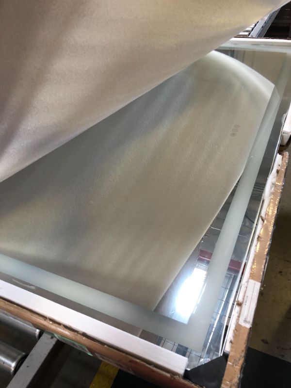 Photo 1 of Amorho LED Bathroom Mirror 60''x 36'' with Front and Backlight, Large Dimmable Wall Mirrors with Anti-Fog, Shatter-Proof, Memory, 3 Colors, Double LED Vanity Mirror 60x36 Front and Backlit