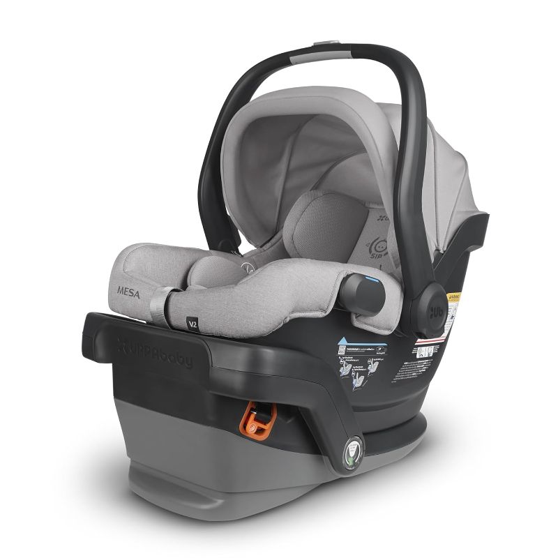 Photo 1 of UPPAbaby Mesa V2 Infant Car Seat/Easy Installation/Innovative SmartSecure Technology/Base + Robust Infant Insert Included/Direct Stroller Attachment/Stella (Grey Mélange)
