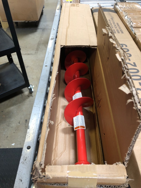 Photo 1 of THUNDERBAY 4 Inch Diameter 36 Inch Long Earth Auger Bit with Fishtail Point, for Decks, Mailboxes, Fences, Tree Planting 4" Earth Auger Bit