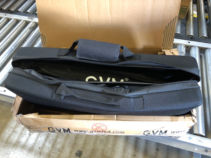 Photo 1 of GVM 2 Pack LED Video Lighting Kits with APP Control, Bi-Color Variable 2300K~6800K with Digital Display Brightness of 10~100% for Video Photography, CRI97+ TLCI97 Led Video Light Panel +Barndoor