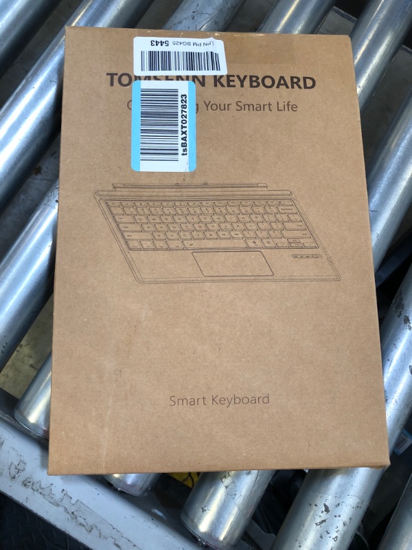 Photo 2 of Surface Pro 6 / Surface Pro 5 (Pro 2017) / Pro 4 / Pro 3 Type Cover, Lightweight Slim Wireless Bluetooth Keyboard Two Button Trackpad Built-in Rechargeable Battery, Gray black