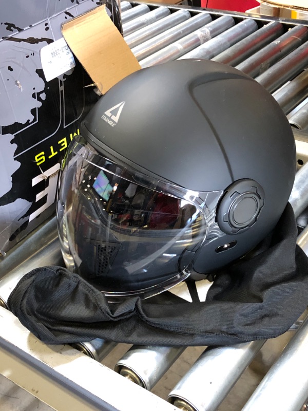 TRIANGLE Motorcycle Helmets Full Face Open face Helmet 3/4 for Men Dual ...