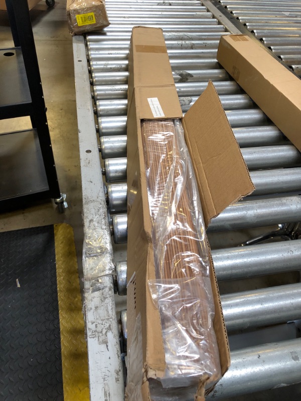 Photo 1 of LazBlinds Cordless Bamboo Blinds, Bamboo Roll Up Shades for Windows, Light Filtering Wood Window Blinds, Bamboo Roller Shades for Indoor Home- Blinds Size: 35 1/5'' W x 72'' H, Carbonized Carbonized 35 1/5'' W x 72'' H